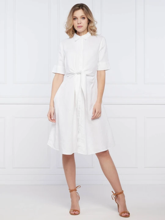 Zdjęcie produktu LAUREN RALPH LAUREN Lniana sukienka WAKANA biały
