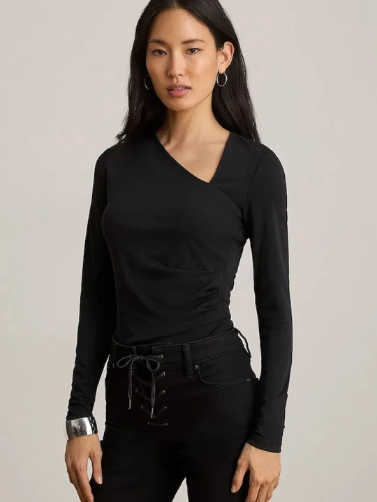 Zdjęcie produktu Lauren Ralph Lauren longsleeve damski czarny