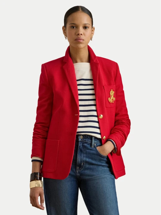 Zdjęcie produktu LAUREN RALPH LAUREN Marynarka 200797305030 Czerwony Slim Fit