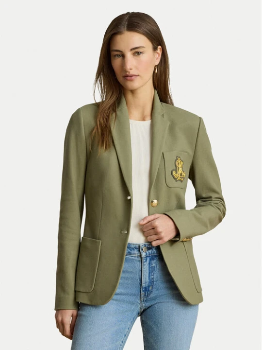 Zdjęcie produktu LAUREN RALPH LAUREN Marynarka Bullion 200797305033 Zielony Regular Fit