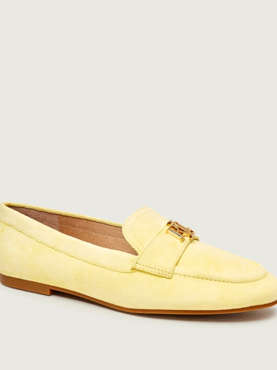 Zdjęcie produktu LAUREN RALPH LAUREN Mokasyny AVERI III | zamsz żółty