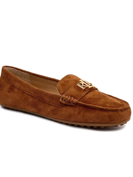 Zdjęcie produktu LAUREN RALPH LAUREN Mokasyny Barnsbury | zamsz brązowy