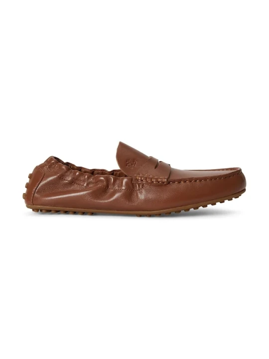 Zdjęcie produktu Lauren Ralph Lauren mokasyny damskie skórzane Wynnie Drvr brązowy