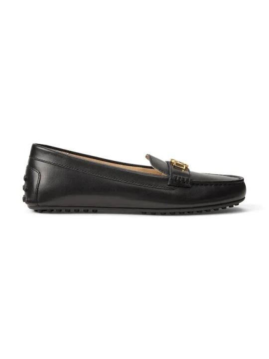 Zdjęcie produktu Lauren Ralph Lauren mokasyny skórzane Barnsbury czarny
