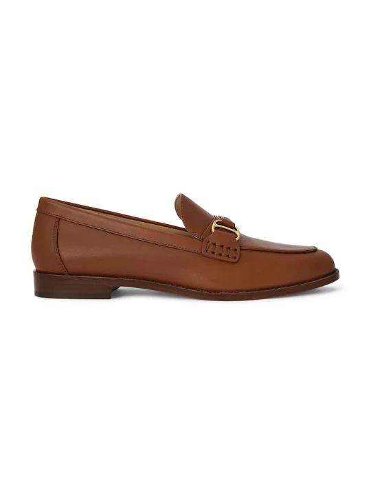 Zdjęcie produktu Lauren Ralph Lauren mokasyny skórzane Tasha Loafer brązowy