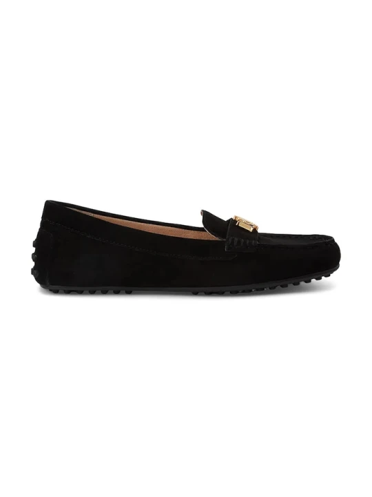 Zdjęcie produktu Lauren Ralph Lauren mokasyny zamszowe Barnsbury czarny