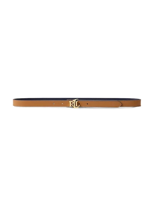Zdjęcie produktu Lauren Ralph Lauren pasek damski skórzany brązowy