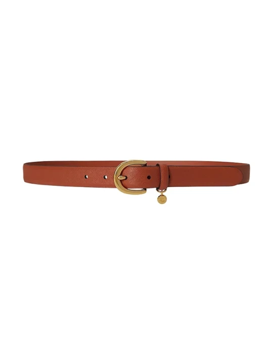 Zdjęcie produktu Lauren Ralph Lauren pasek damski skórzany brązowy