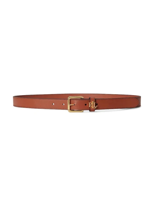 Zdjęcie produktu Lauren Ralph Lauren pasek damski skórzany brązowy