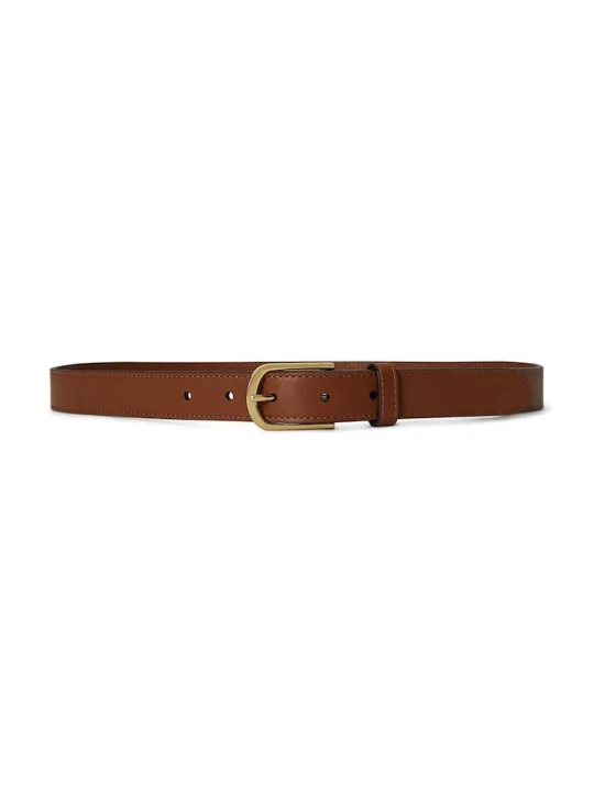 Zdjęcie produktu Lauren Ralph Lauren pasek damski skórzany brązowy
