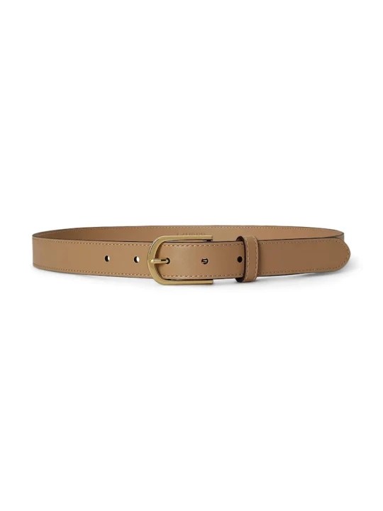 Zdjęcie produktu Lauren Ralph Lauren pasek damski skórzany zielony