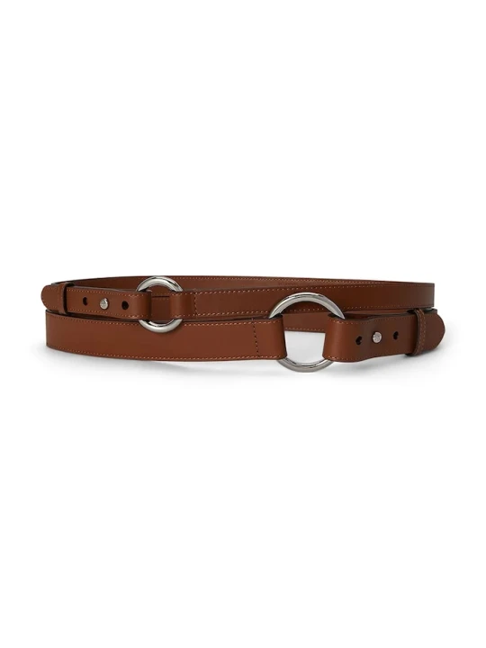 Zdjęcie produktu Lauren Ralph Lauren pasek damski skórzany brązowy