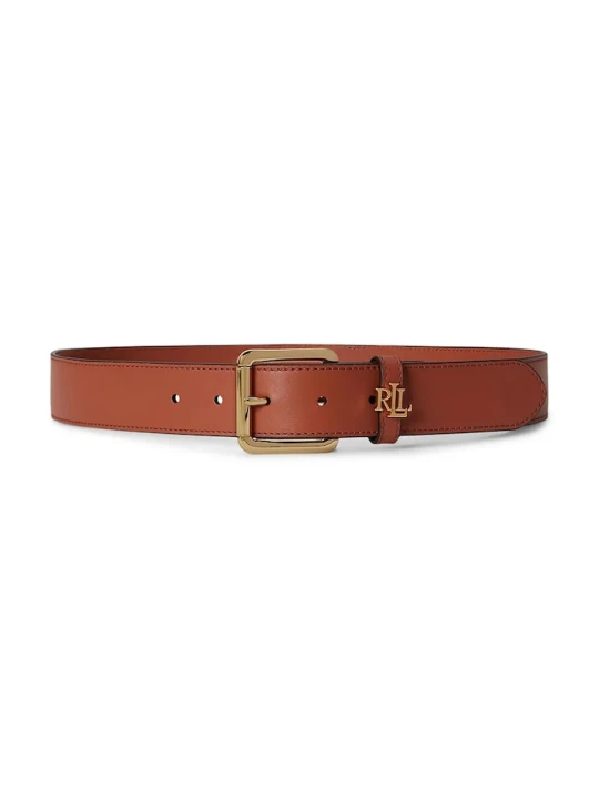 Zdjęcie produktu Lauren Ralph Lauren pasek damski skórzany brązowy