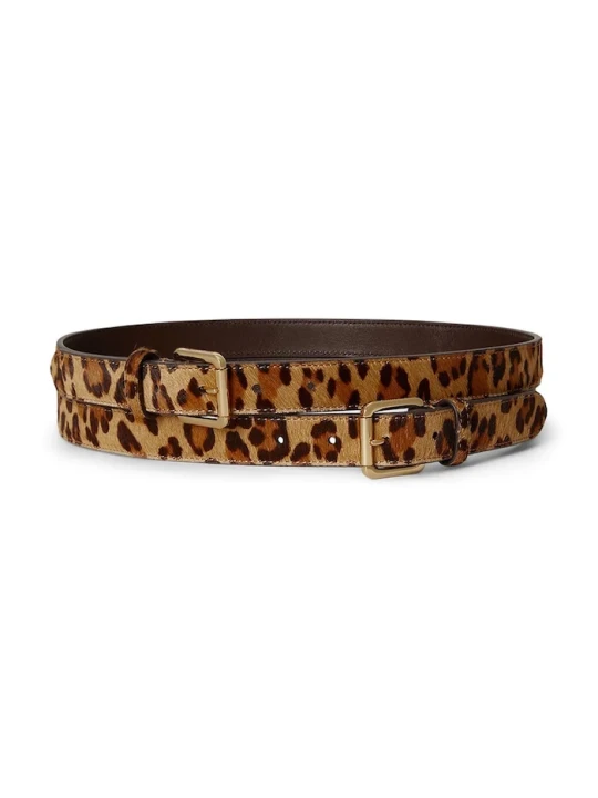Zdjęcie produktu Lauren Ralph Lauren pasek damski skórzany brązowy