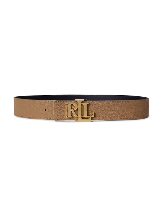 Zdjęcie produktu Lauren Ralph Lauren pasek damski skórzany brązowy