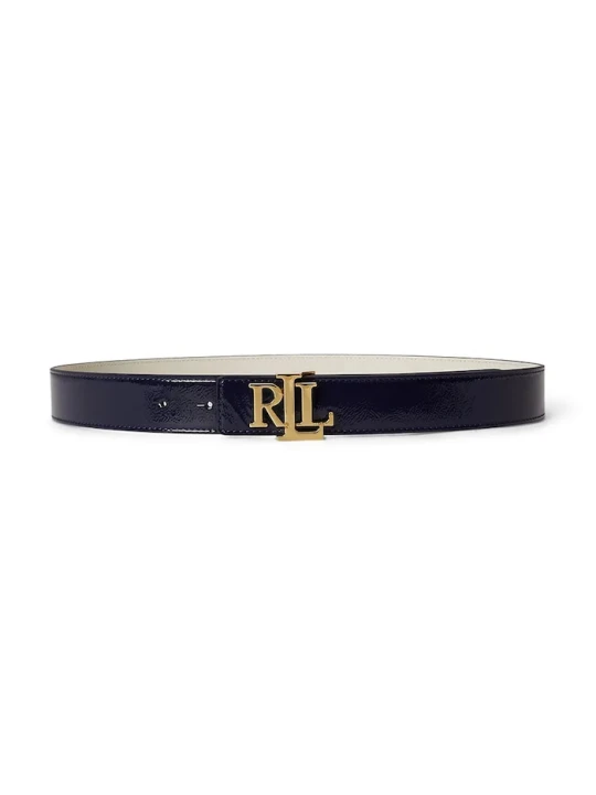 Zdjęcie produktu Lauren Ralph Lauren pasek dwustronny damski skórzany granatowy