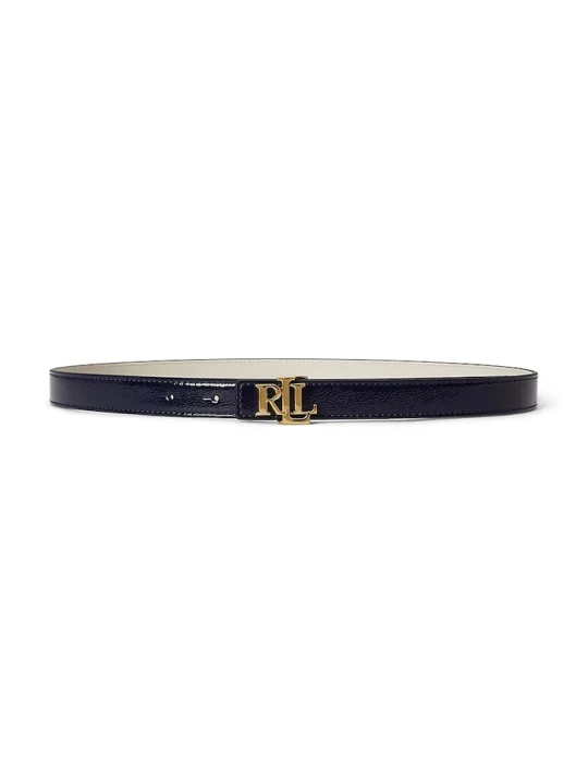 Zdjęcie produktu Lauren Ralph Lauren pasek dwustronny damski skórzany granatowy