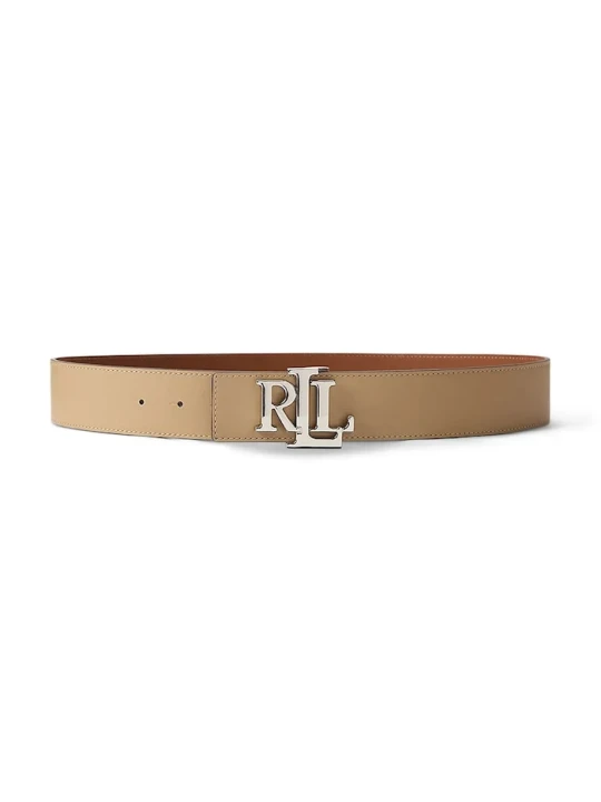 Zdjęcie produktu Lauren Ralph Lauren pasek dwustronny damski skórzany beżowy