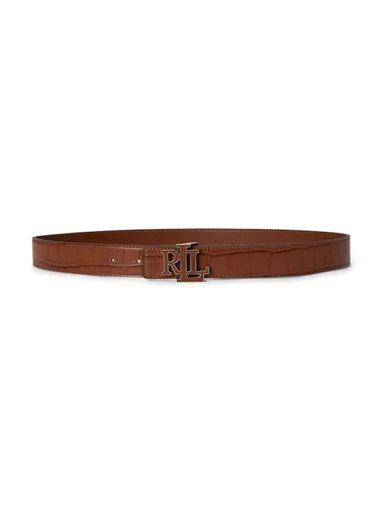 Zdjęcie produktu Lauren Ralph Lauren pasek dwustronny damski skórzany brązowy