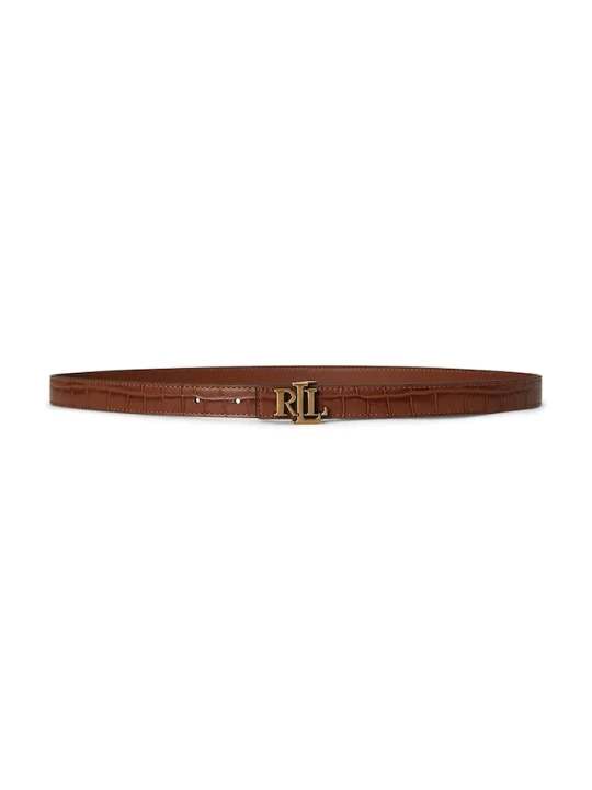 Zdjęcie produktu Lauren Ralph Lauren pasek dwustronny damski skórzany brązowy