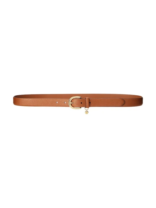 Zdjęcie produktu Lauren Ralph Lauren pasek damski skórzany brązowy