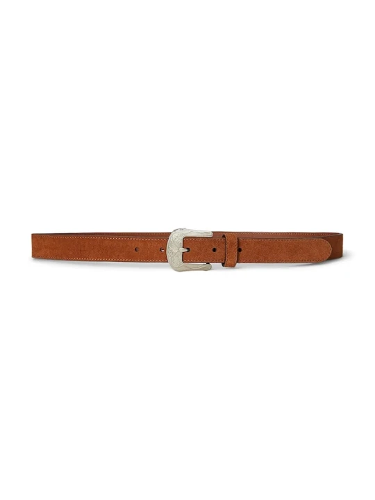 Zdjęcie produktu Lauren Ralph Lauren pasek skórzany brązowy
