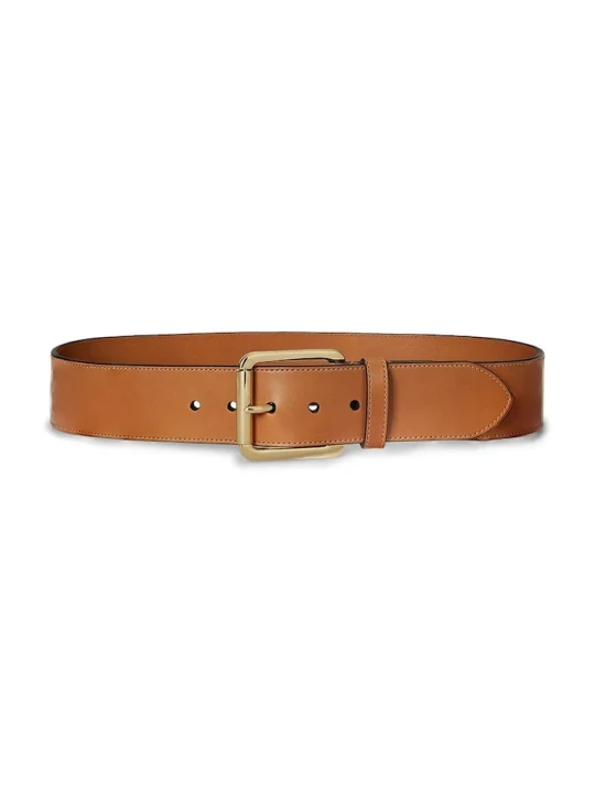 Zdjęcie produktu Lauren Ralph Lauren pasek skórzany brązowy