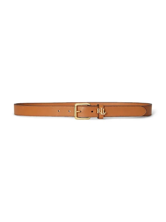 Zdjęcie produktu Lauren Ralph Lauren pasek damski skórzany brązowy