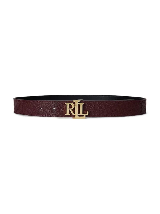 Zdjęcie produktu Lauren Ralph Lauren pasek skórzany dwustronny bordowy