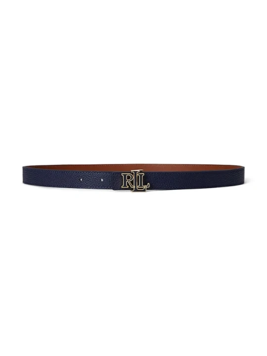 Zdjęcie produktu Lauren Ralph Lauren pasek dwustronny damski skórzany granatowy