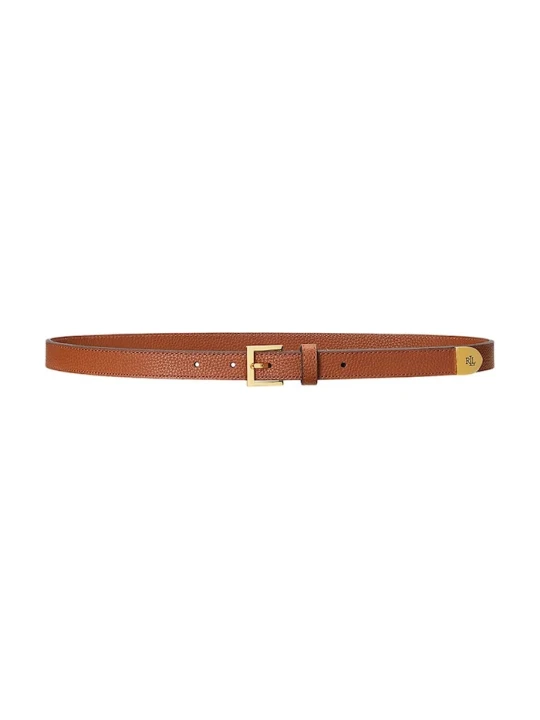 Zdjęcie produktu Lauren Ralph Lauren pasek damski skórzany brązowy
