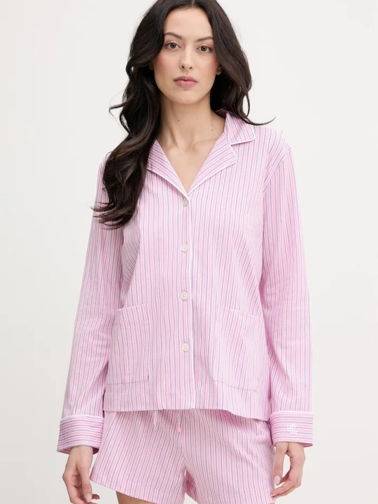 Zdjęcie produktu Lauren Ralph Lauren piżama bawełniana różowy