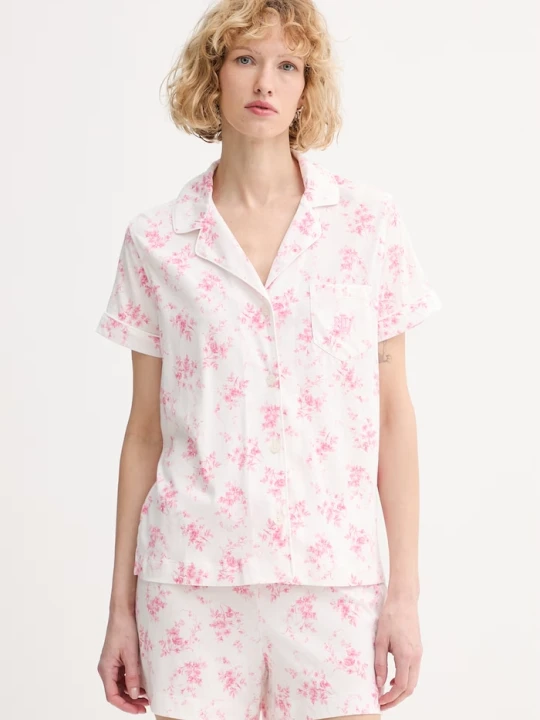 Zdjęcie produktu Lauren Ralph Lauren piżama dwuczęściowa damska z wiskozą biały