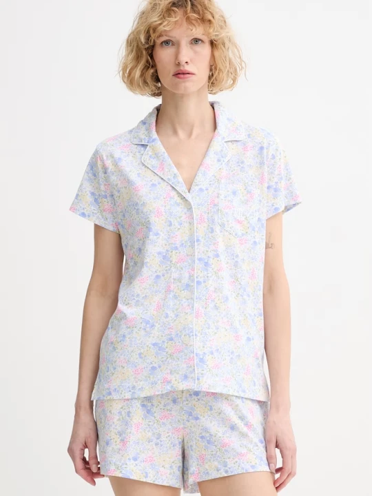 Zdjęcie produktu Lauren Ralph Lauren piżama dwuczęściowa damska z wiskozy fioletowy
