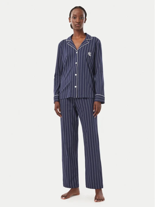 Zdjęcie produktu LAUREN RALPH LAUREN Piżama I818702 Granatowy Regular Fit