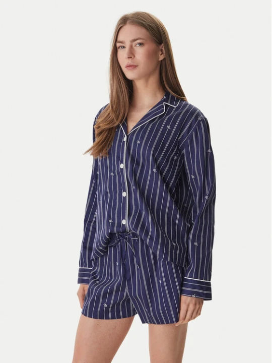 Zdjęcie produktu LAUREN RALPH LAUREN Piżama ILN12490 Granatowy Regular Fit