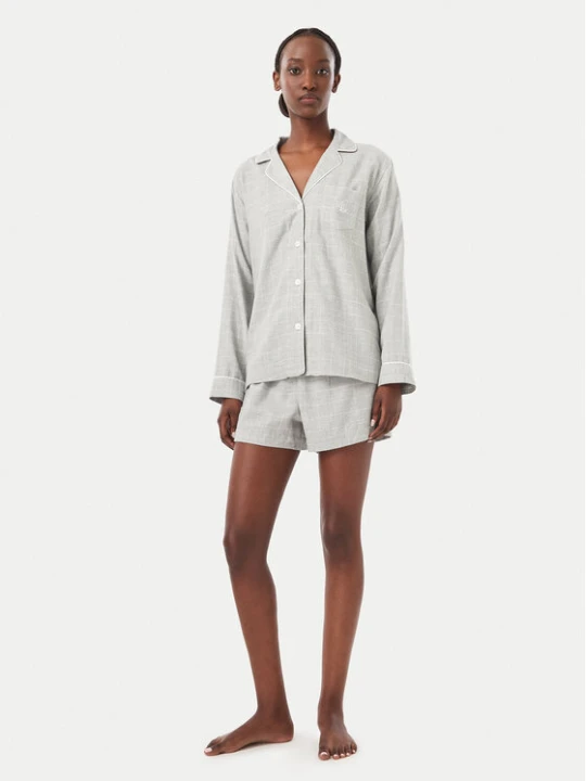 Zdjęcie produktu LAUREN RALPH LAUREN Piżama ILN12537 Szary Regular Fit