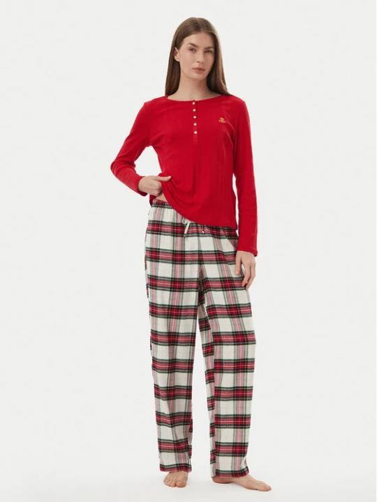 Zdjęcie produktu LAUREN RALPH LAUREN Piżama ILN72551F Kolorowy Relaxed Fit