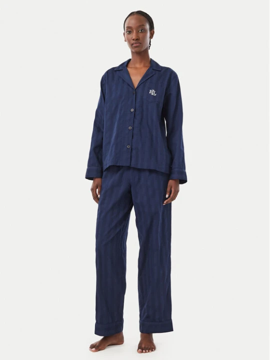 Zdjęcie produktu LAUREN RALPH LAUREN Piżama ILN92305 Granatowy Regular Fit