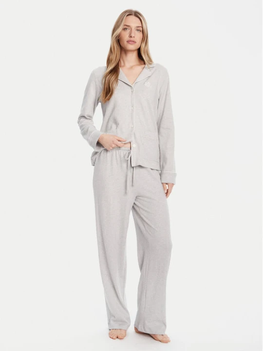Zdjęcie produktu LAUREN RALPH LAUREN Piżama ILN92453 Szary Regular Fit