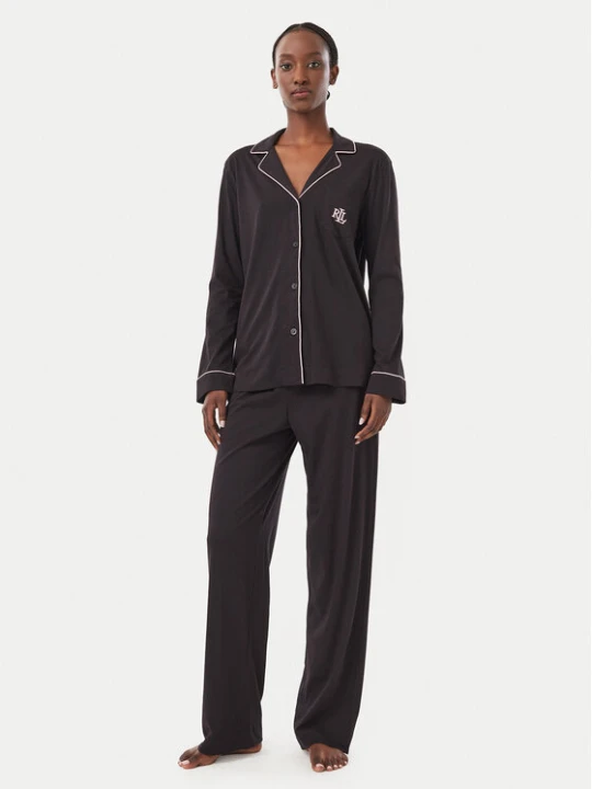 Zdjęcie produktu LAUREN RALPH LAUREN Piżama ILN92528 Czarny Regular Fit