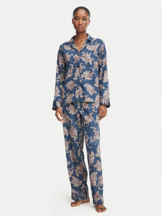 Zdjęcie produktu LAUREN RALPH LAUREN Piżama ILN92529 Granatowy Regular Fit
