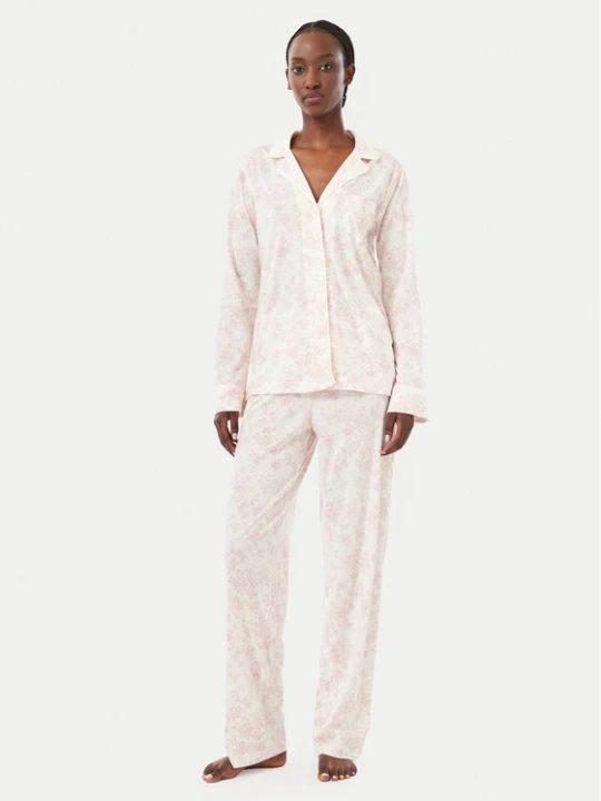 Zdjęcie produktu LAUREN RALPH LAUREN Piżama ILN92540 Różowy jasny Regular Fit