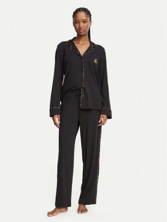 Zdjęcie produktu LAUREN RALPH LAUREN Piżama ILN92561F Czarny Regular Fit