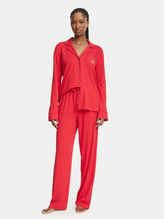 Zdjęcie produktu LAUREN RALPH LAUREN Piżama ILN92561F Czerwony Regular Fit
