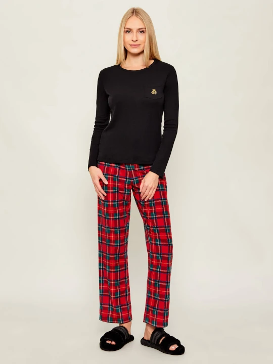 Zdjęcie produktu LAUREN RALPH LAUREN Piżama | Regular Fit czarny
