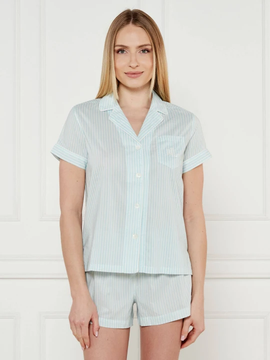 Zdjęcie produktu LAUREN RALPH LAUREN Piżama | Regular Fit błękitny