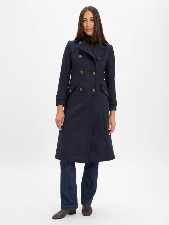 Zdjęcie produktu Lauren Ralph Lauren płaszcz wełniany Kobiety niebieski