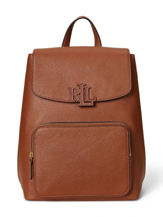 Zdjęcie produktu Lauren Ralph Lauren plecak skórzany brązowy