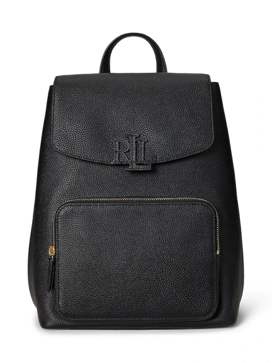 Zdjęcie produktu Lauren Ralph Lauren plecak skórzany czarny